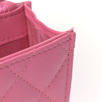 Chanel Lambskin Quilted Medium Boy Flap Wallet Pink 14 of 14