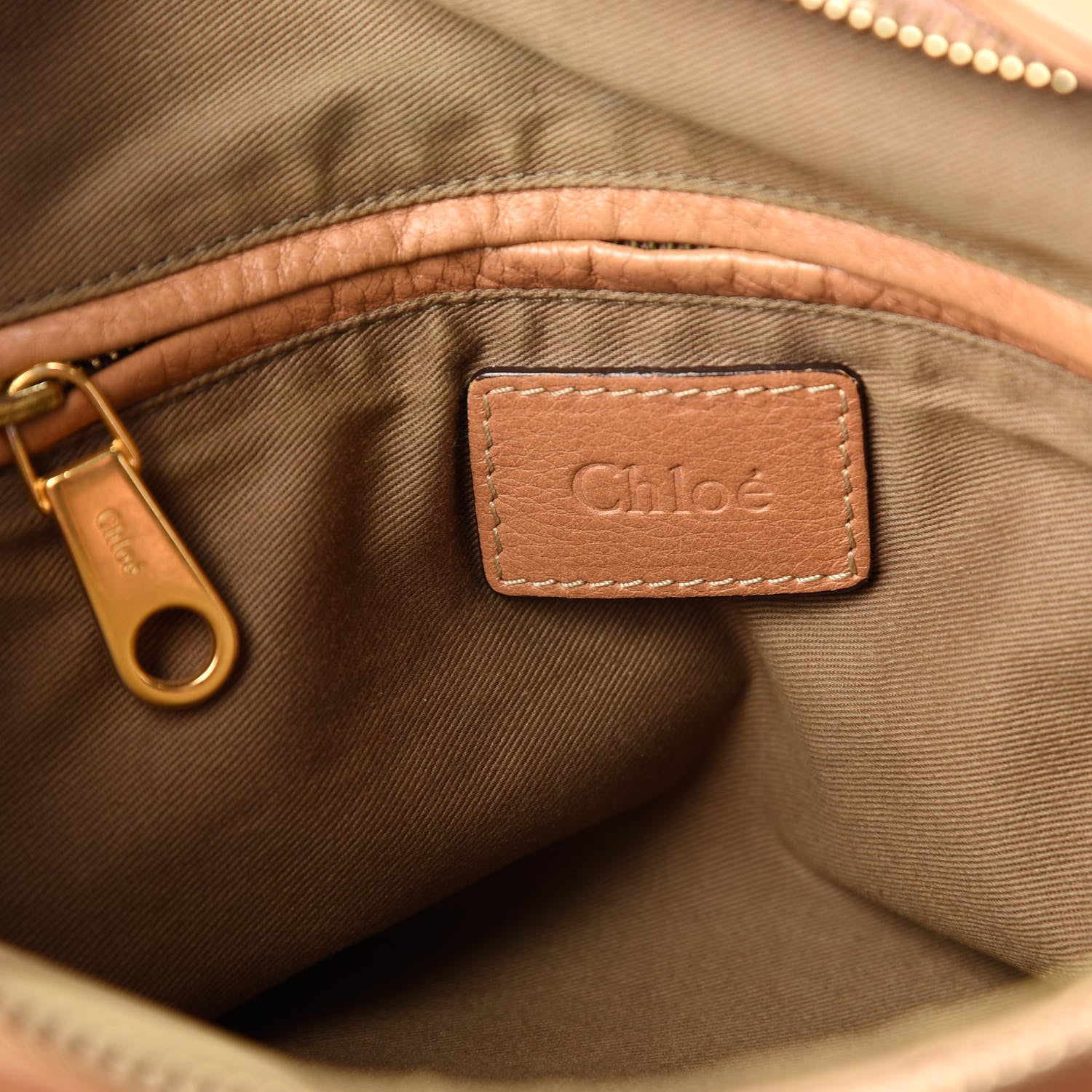 Chloe Calfskin Medium Marcie Satchel Nut 8 of 10