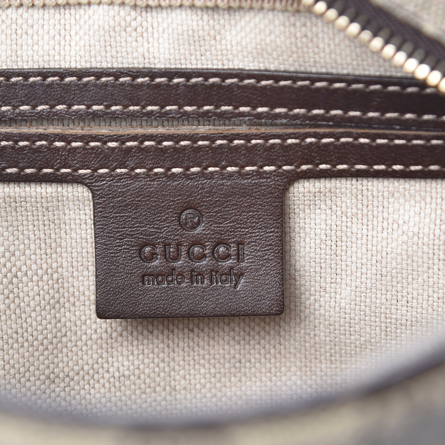 GG Plus Monogram Messenger Bag Dark Brown