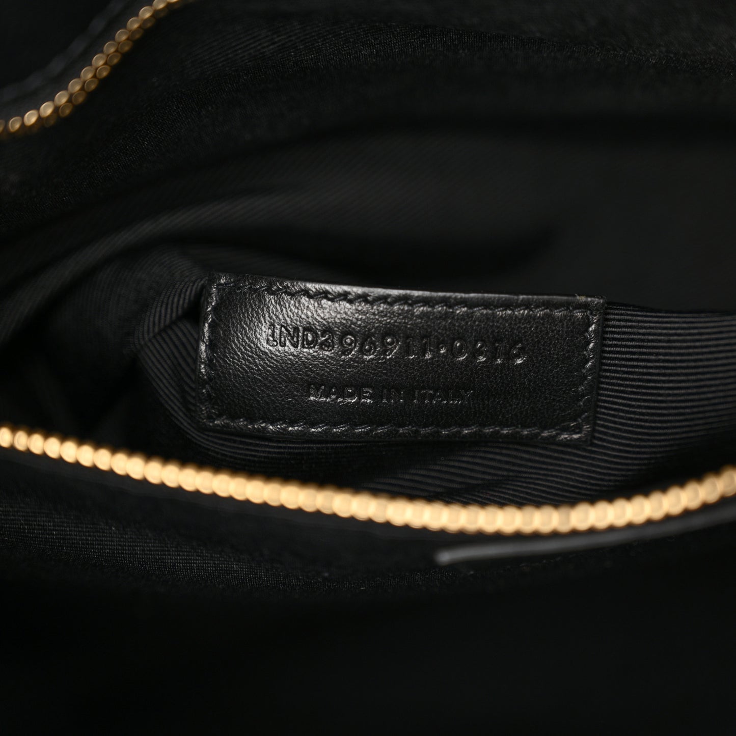 Grain De Poudre Matelasse Chevron Monogram Shopping Bag Black