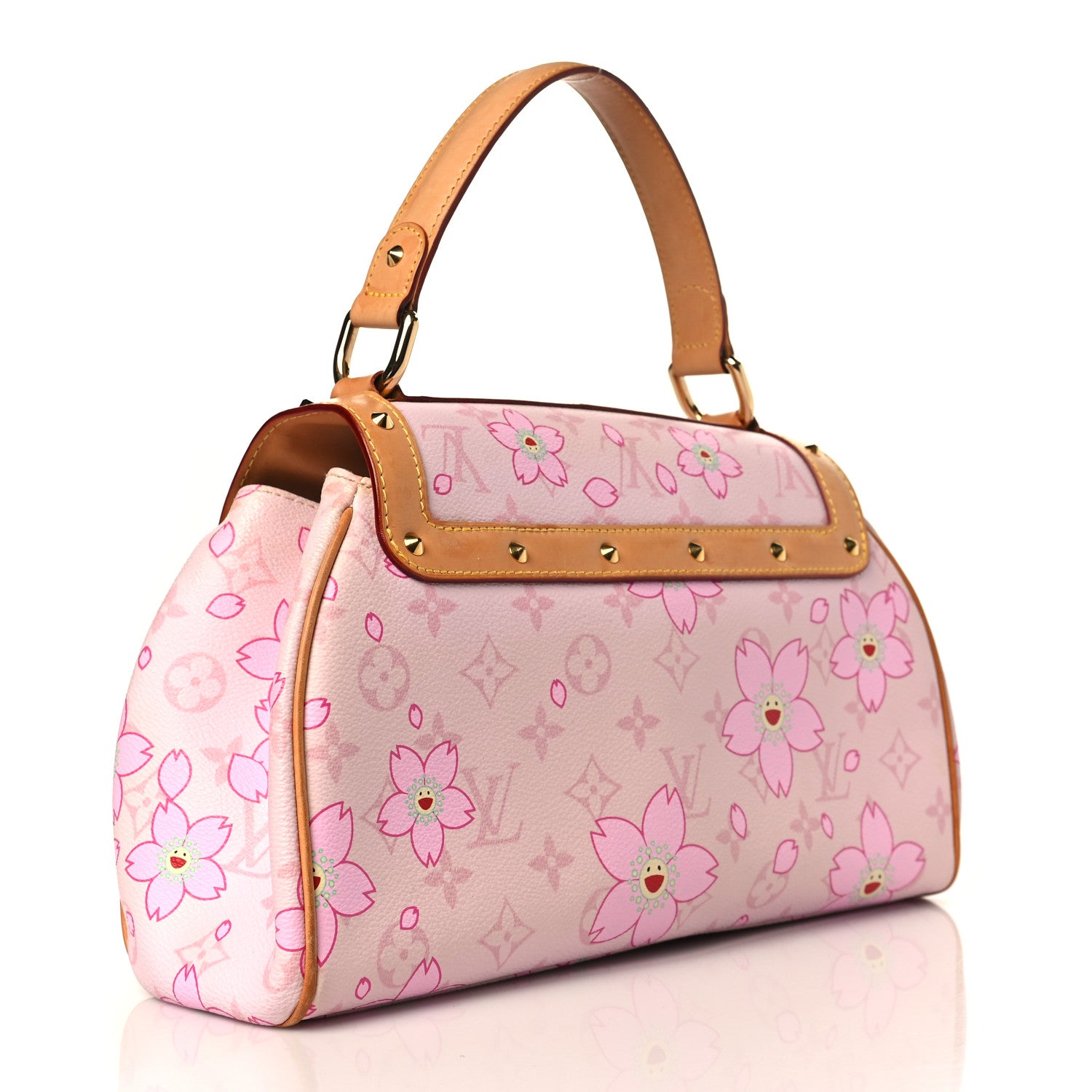 Louis Vuitton Monogram Cherry Blossom Sac Retro Pink 3 of 11