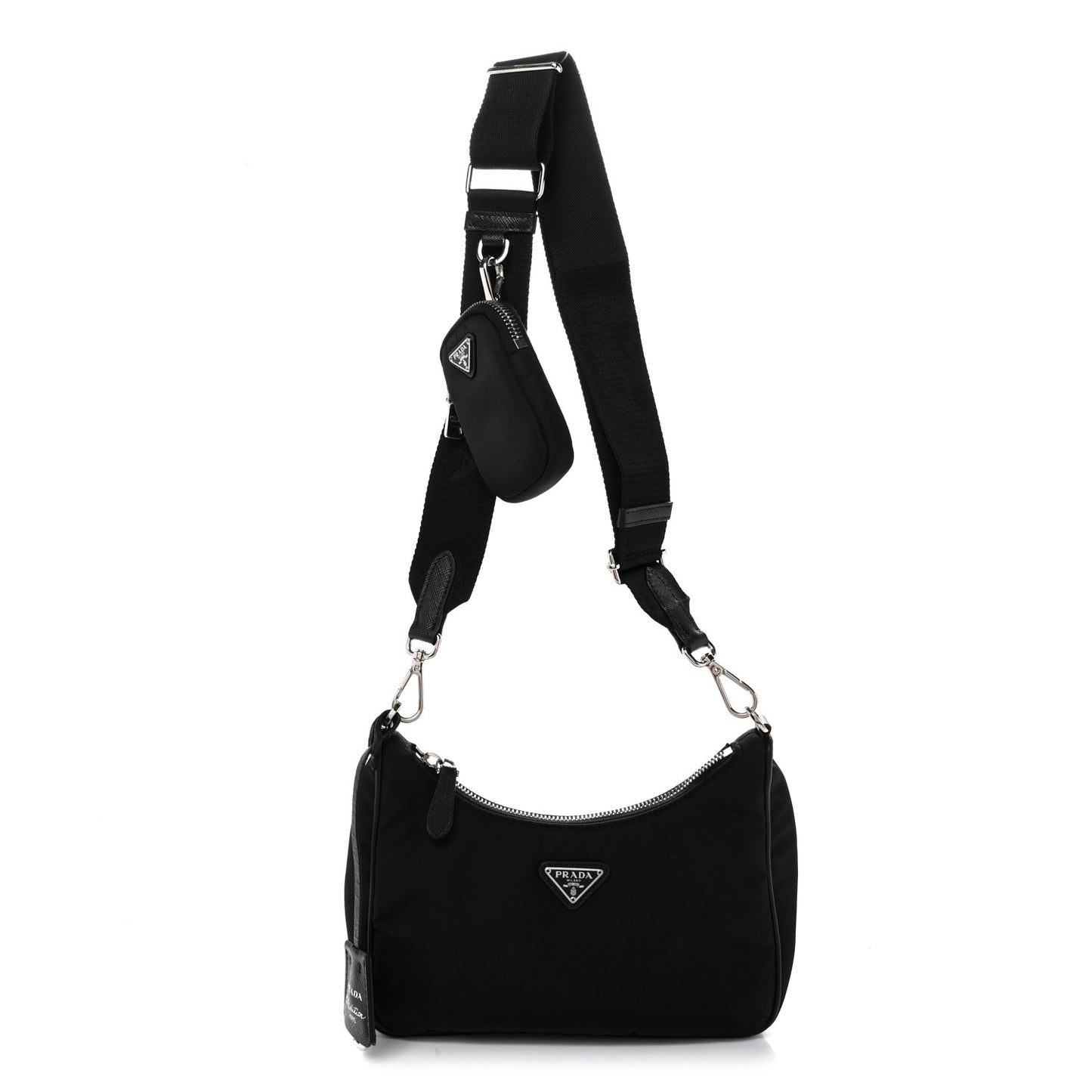 Nylon Re-Edition 2005 Shoulder Bag Black