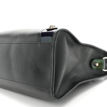 Balenciaga Smooth Calfskin Metallic Patent Giant 12 Silver Hardware City Vert Poker Fonce 10 of 15