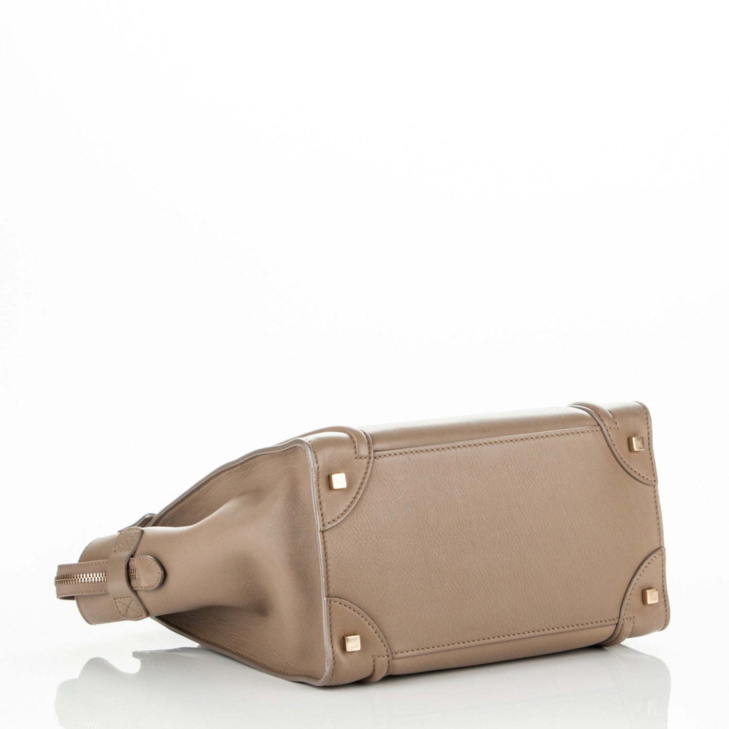 Celine Smooth Calfskin Mini Luggage Camel 4 of 7