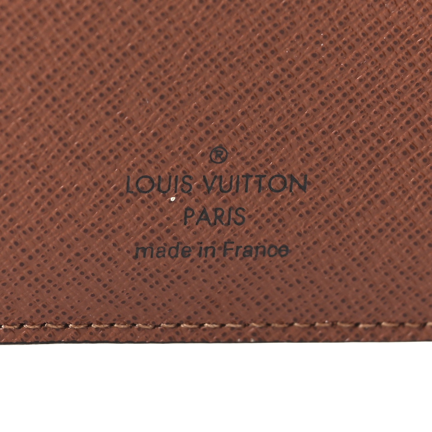 Monogram Desk Agenda Cover