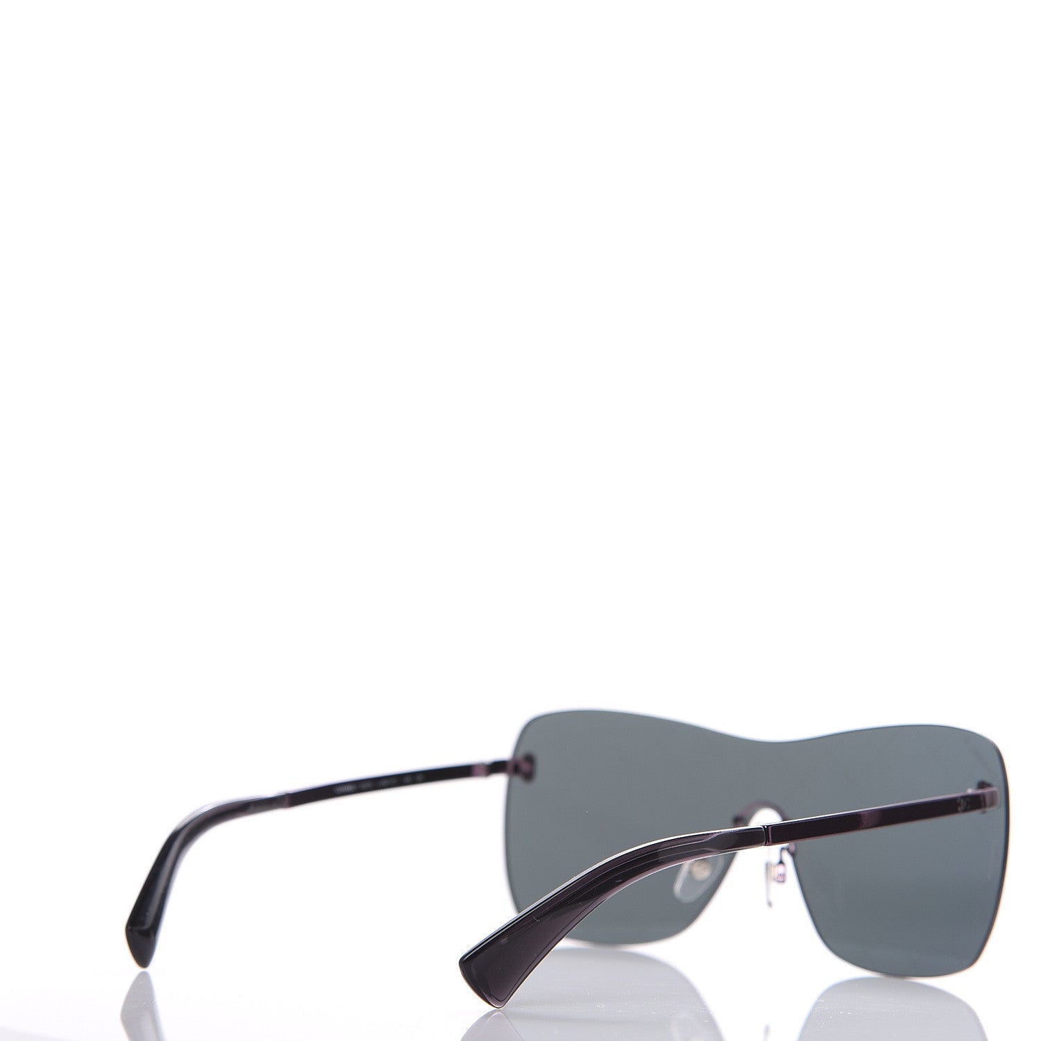Chanel Shield Runway Sunglasses 4215 Burgundy 3 of 8