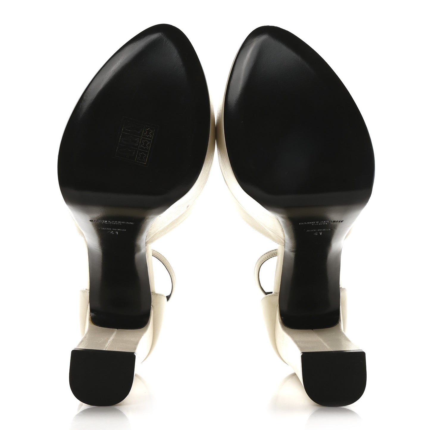 Goatskin Belfagor Jodie 95 Platform Sandals  41 Pearl
