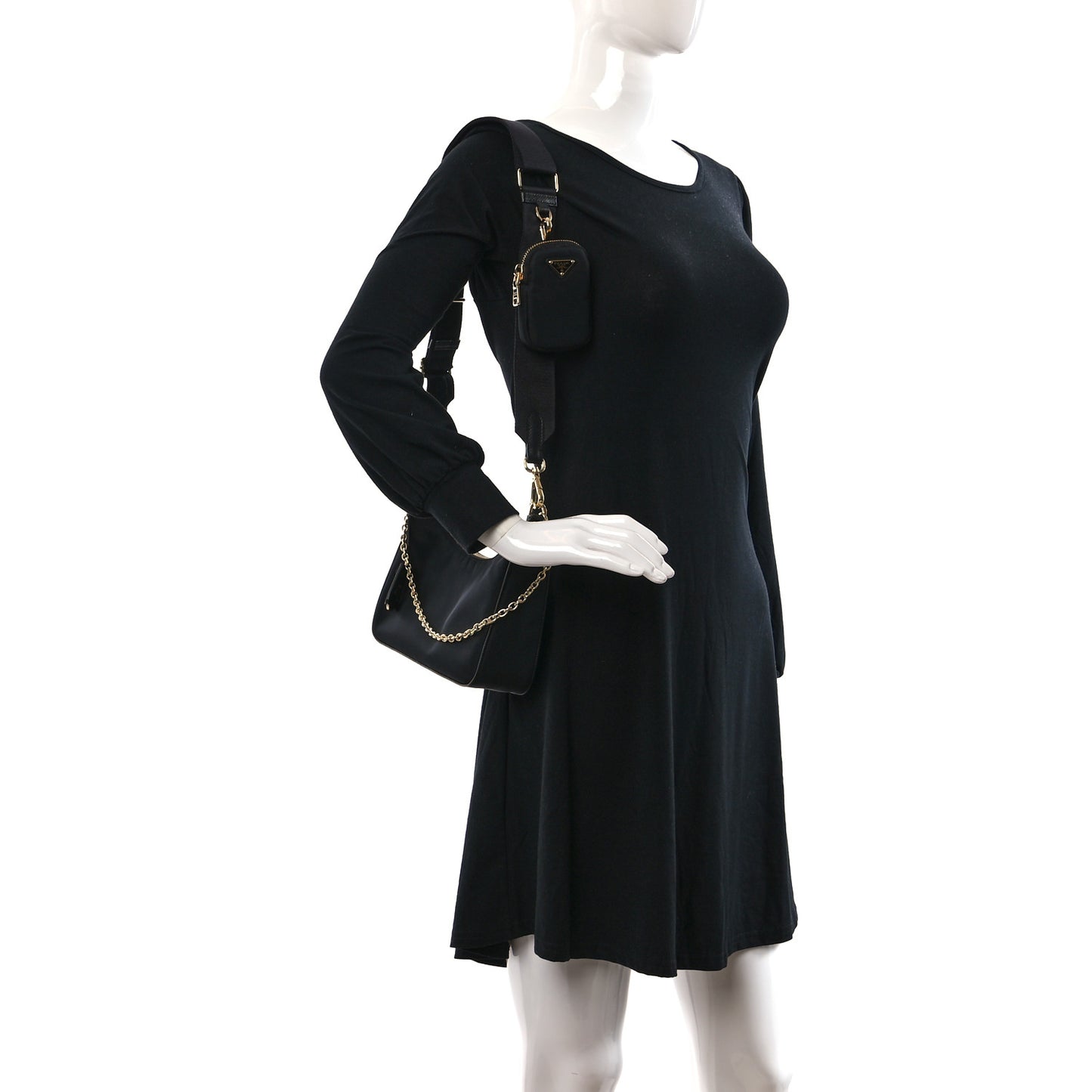 Nylon Re-Edition 2005 Shoulder Bag Black