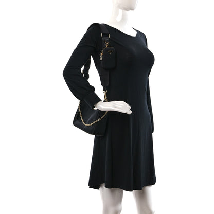 Prada Nylon Re-Edition 2005 Shoulder Bag Black 2 of 9