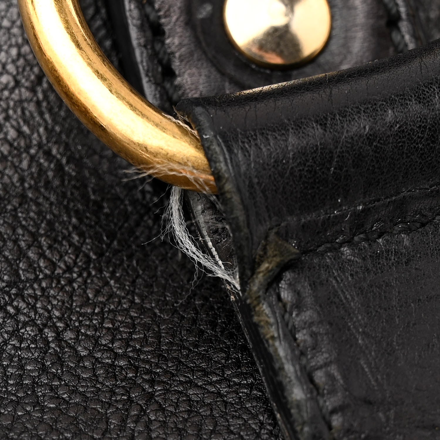 Saint Laurent Textured Patent Calfskin Large Muse Black 12 of 13