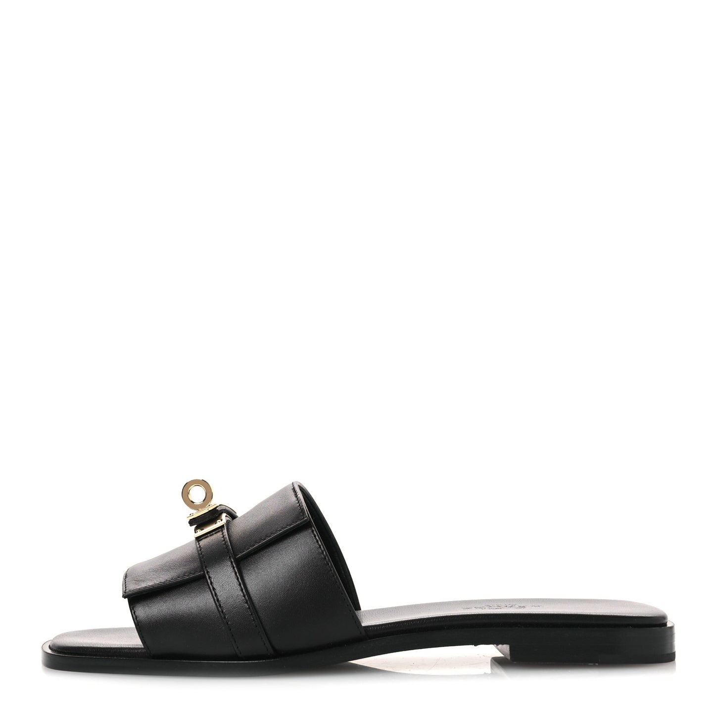 Calfskin Giulia Sandals 36 Black