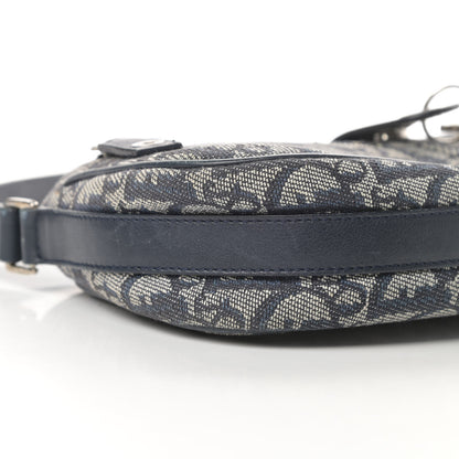 Christian Dior Monogram Charm Shoulder Bag Navy 9 of 13
