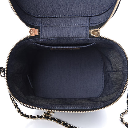 Chanel Lambskin Timeless Vanity Cosmetic Case Black 5 of 13