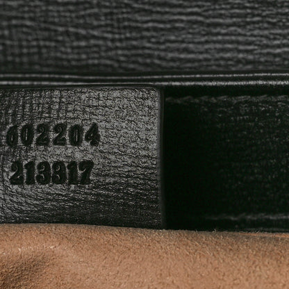 Gucci Azalea Calfskin Horsebit 1955 Shoulder Bag Black 6 of 10