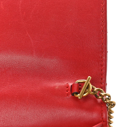Gucci Calfskin Matelasse GG Marmont Mini Bag Hibiscus Red 12 of 12