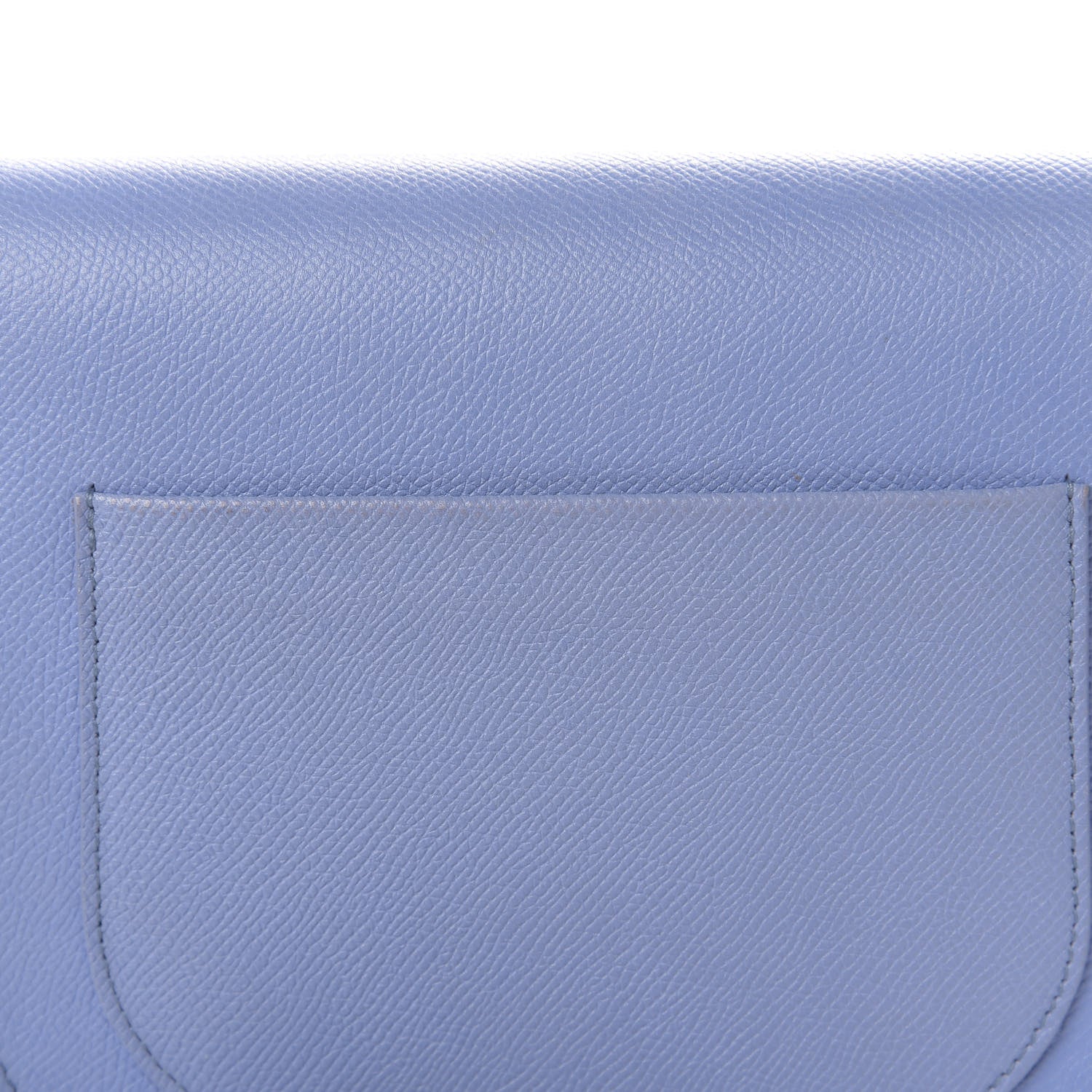 Celine Grained Calfskin Small Trotteur Porcelain 7 of 10