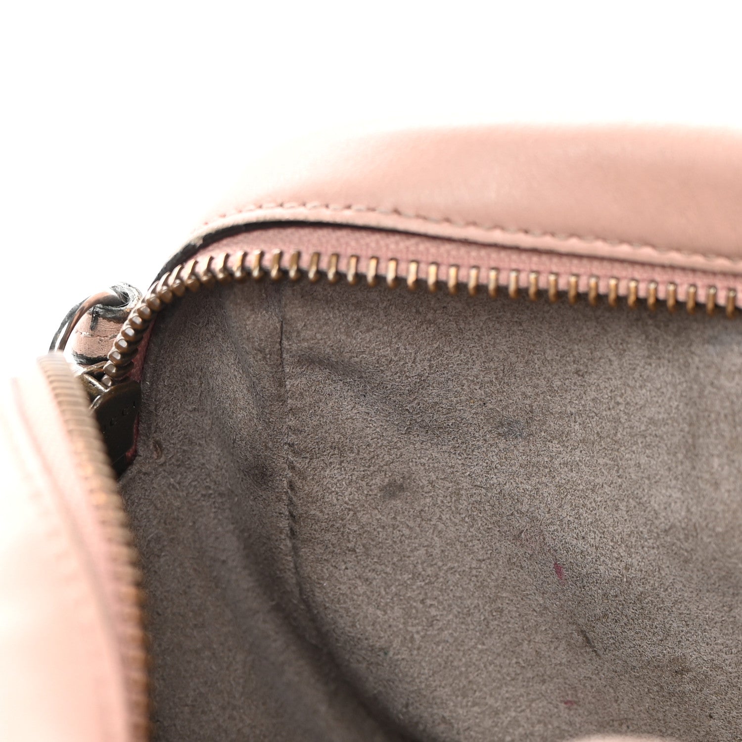 Gucci Calfskin Matelasse Mini GG Marmont Chain Shoulder Bag Perfect Pink 15 of 24