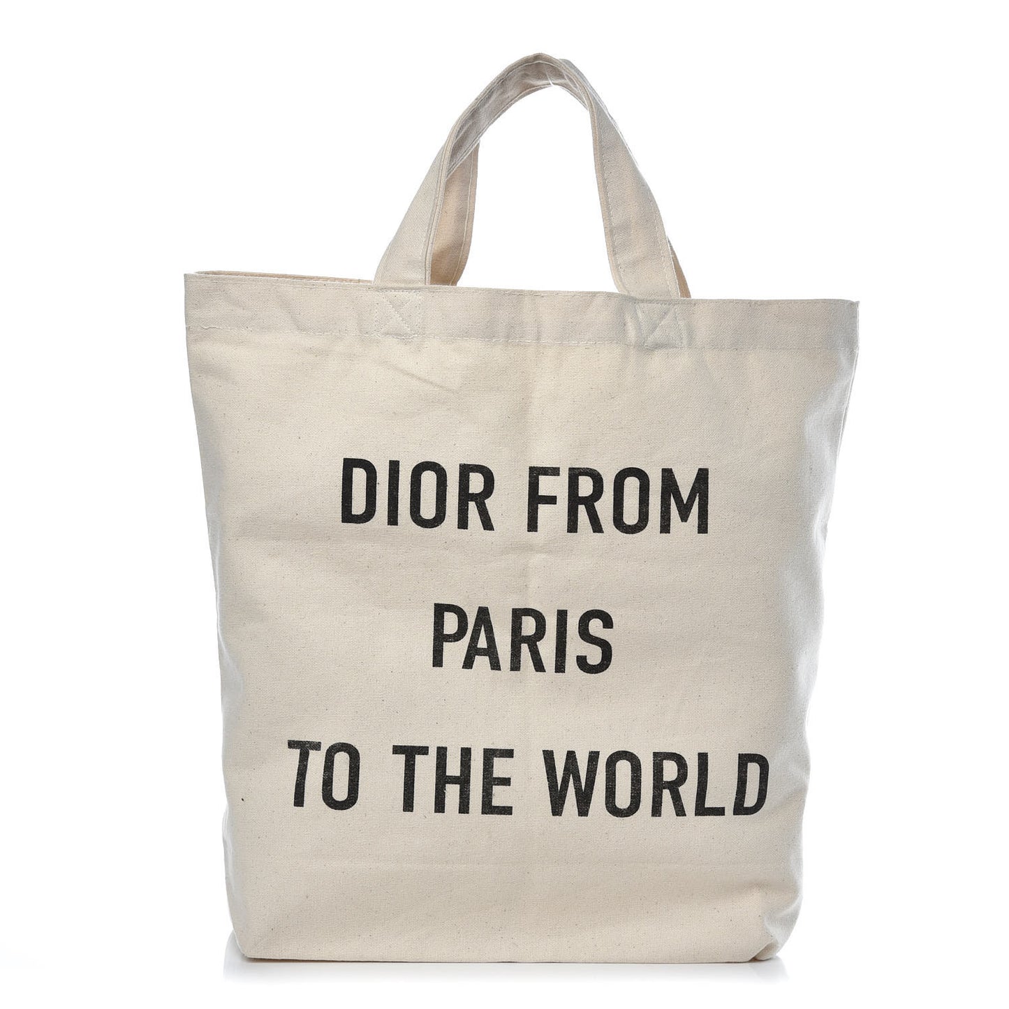 Canvas From Paris To The World Print Tote
