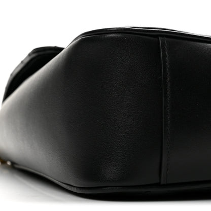 Gucci Calfskin Matelasse Medium GG Marmont Shoulder Bag Black 8 of 12