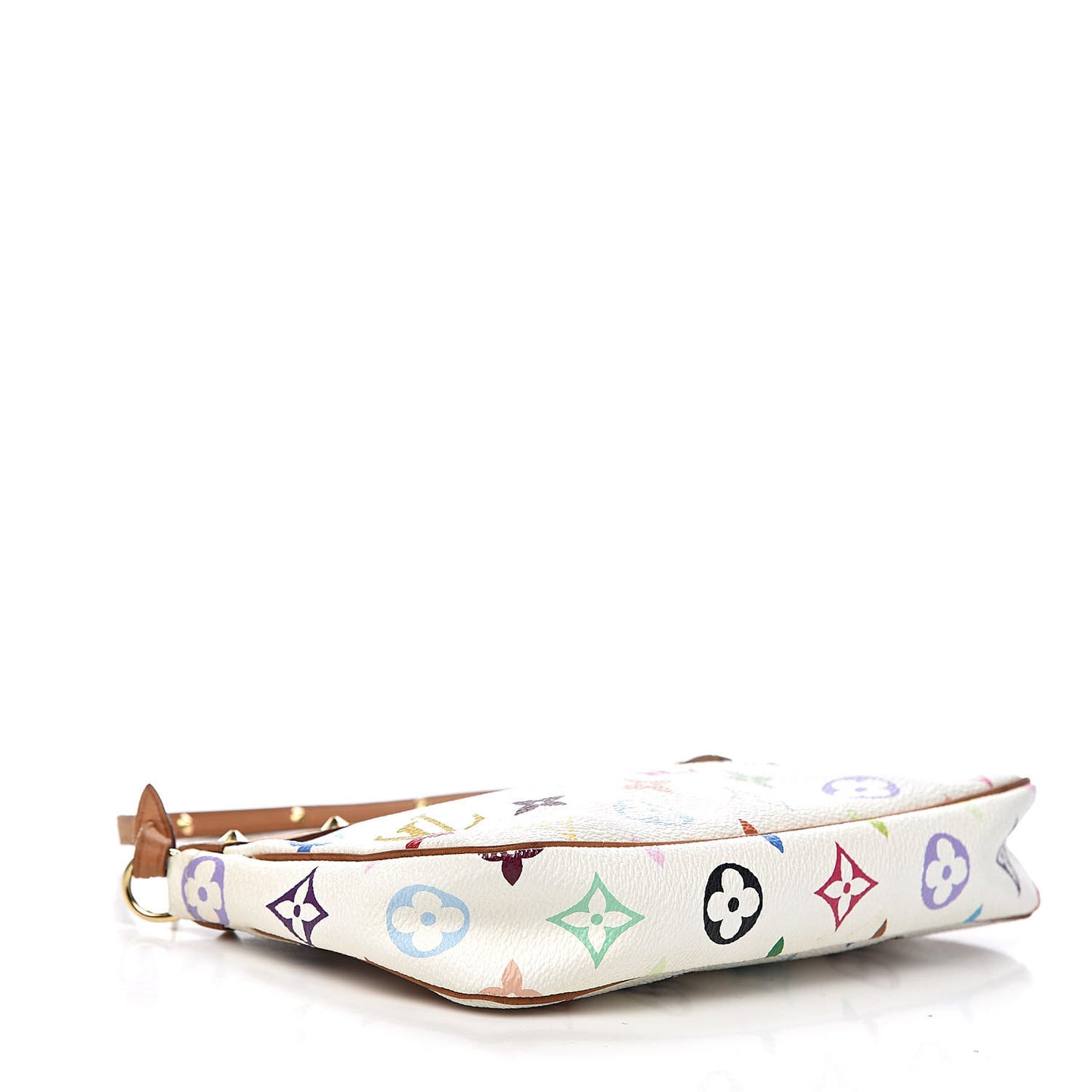 Monogram Multicolor Pochette Accessories White