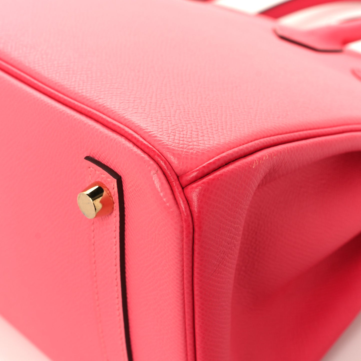 Epsom Horseshoe Bi-Color Birkin 30 Rose Azalee Rose Extreme
