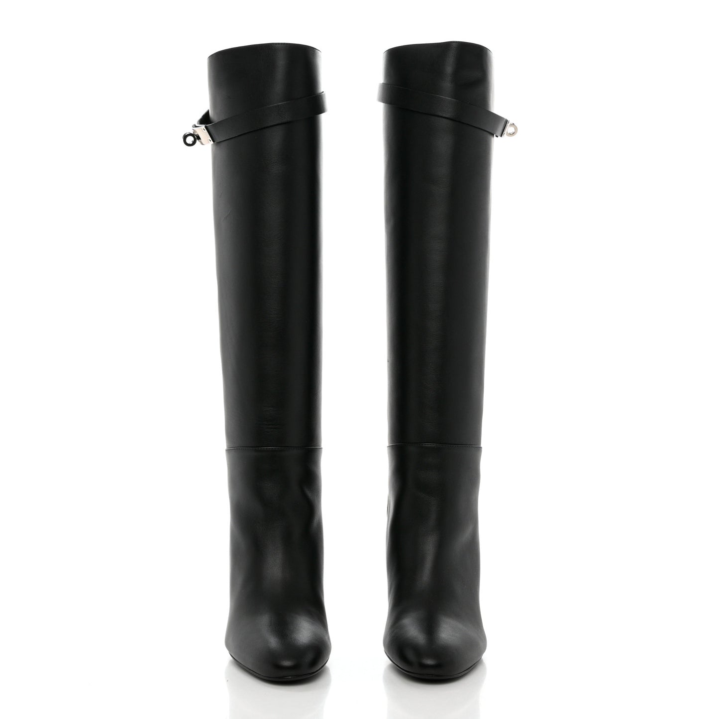 Heritage Calfskin Story Boots 38 Black