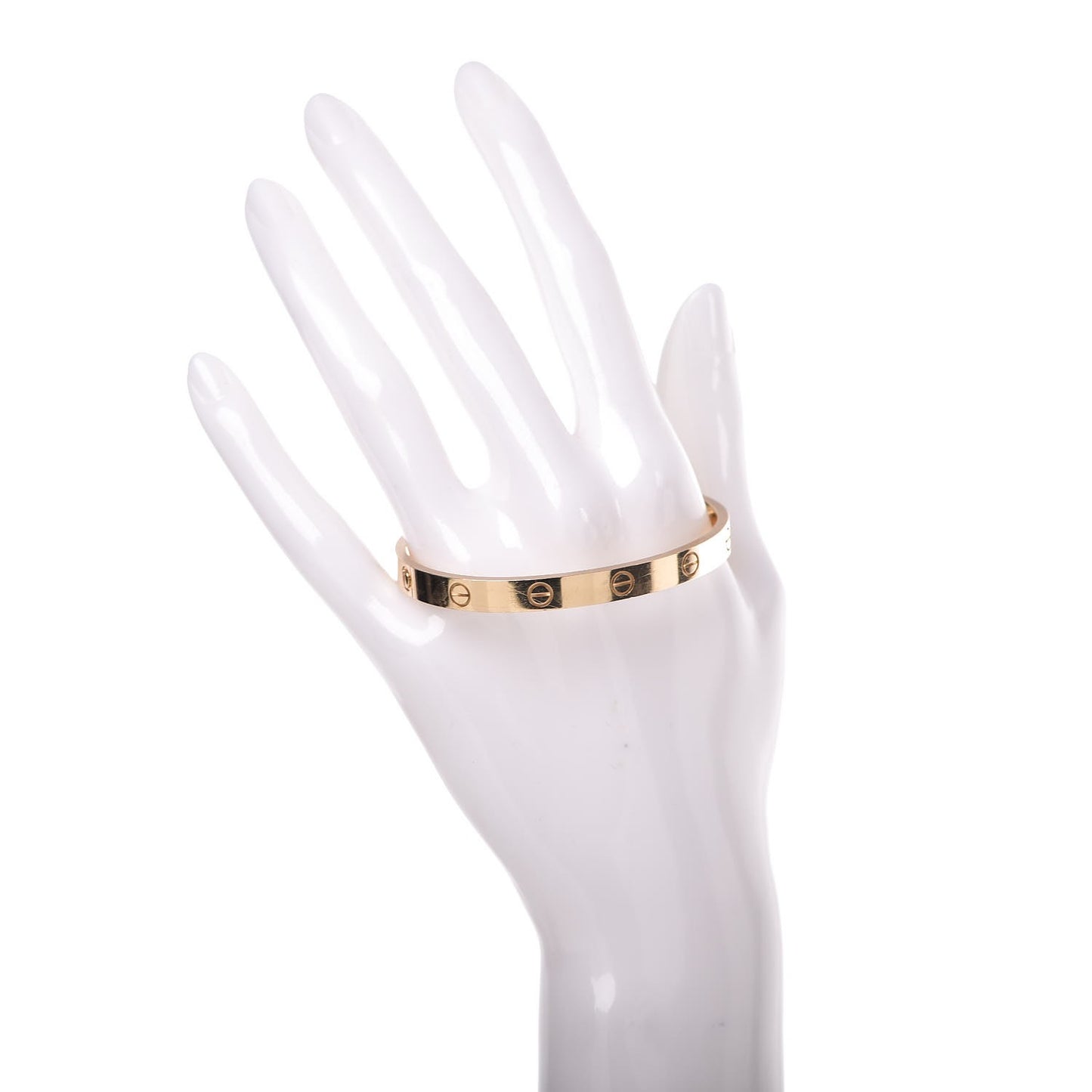 18K Yellow Gold LOVE Bracelet 17