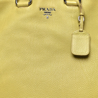Prada Vitello Daino Shopping Tote Cedro 7 of 11