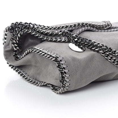 Stella McCartney Shaggy Deer Falabella Fold Over Tote Grey 7 of 8