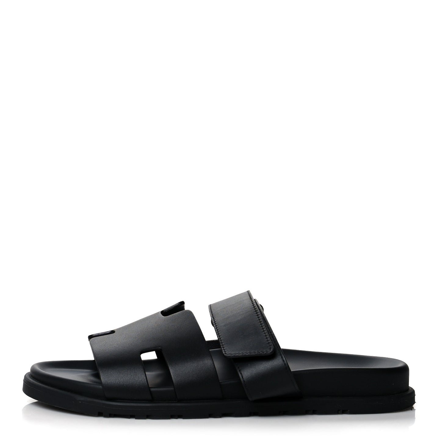 Calfskin Mens Chypre Sandals 42 Black