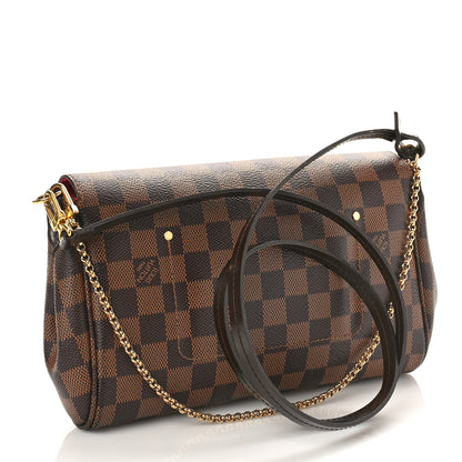 Louis Vuitton Damier Ebene Favorite MM 3 of 8