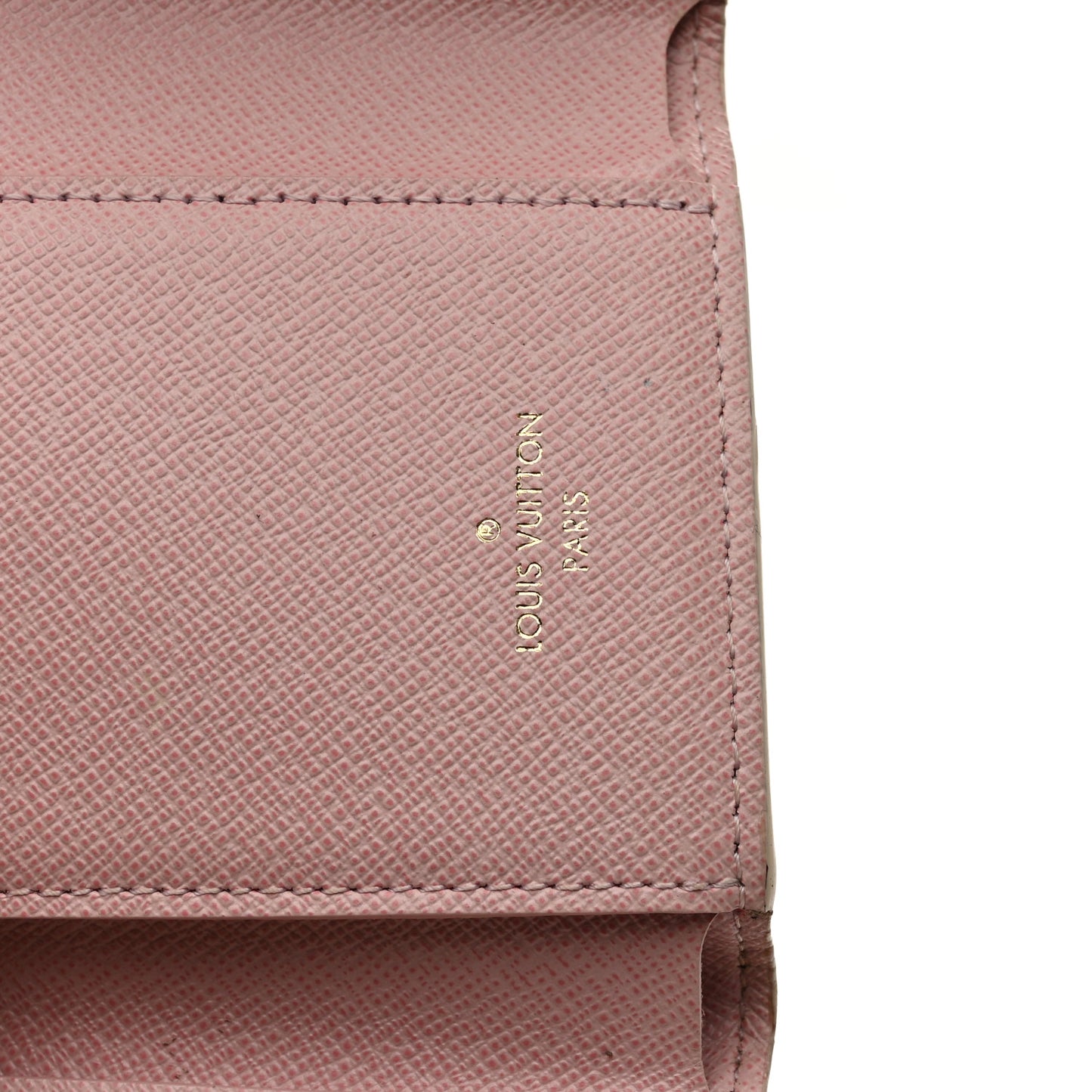 Damier Azur Victorine Wallet Rose Ballerine