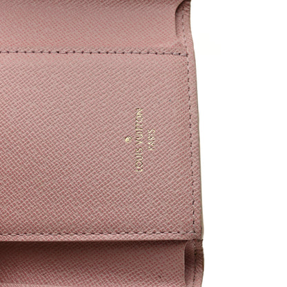 Louis Vuitton Damier Azur Victorine Wallet Rose Ballerine 6 of 7
