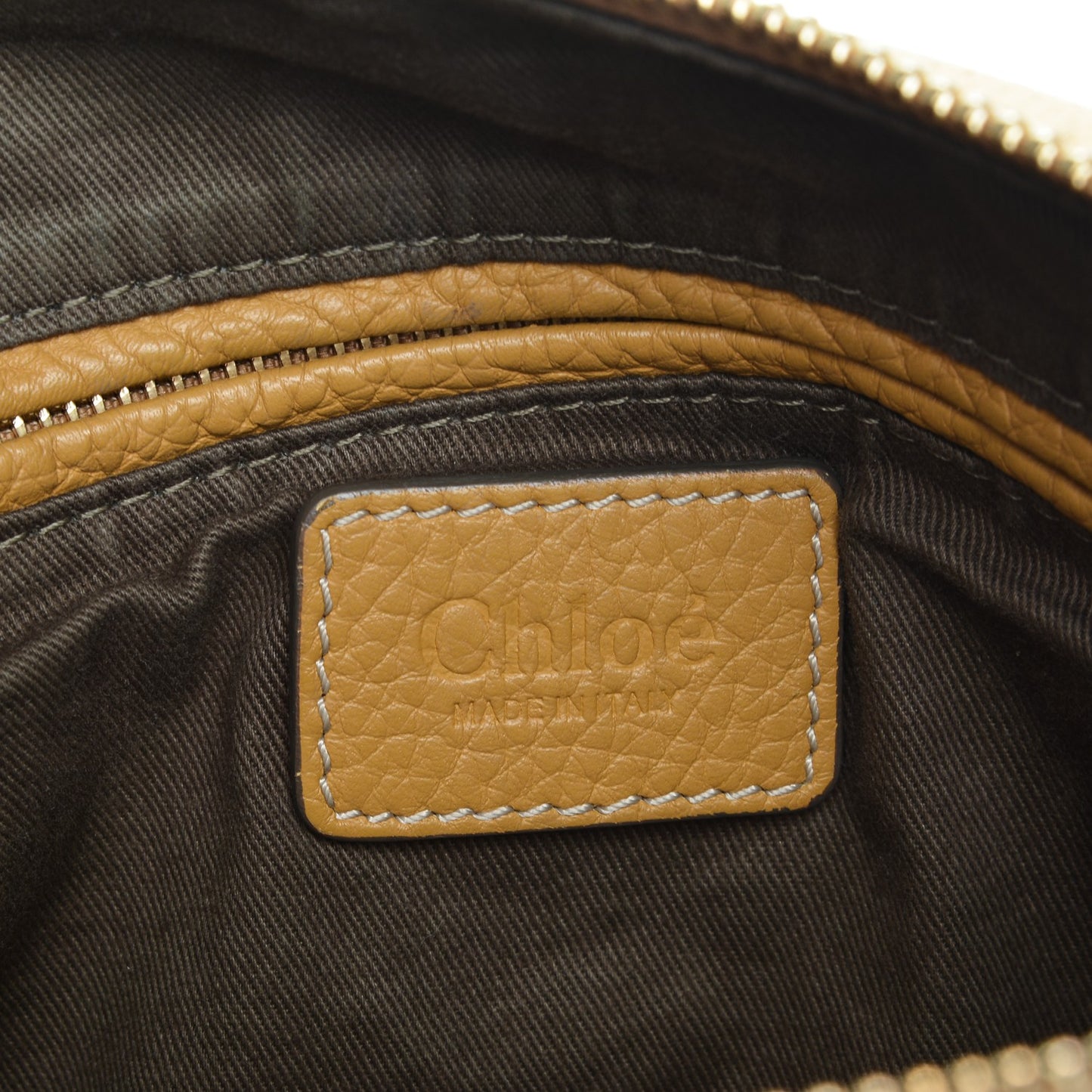 Calfskin Medium Marcie Satchel Sand Shell