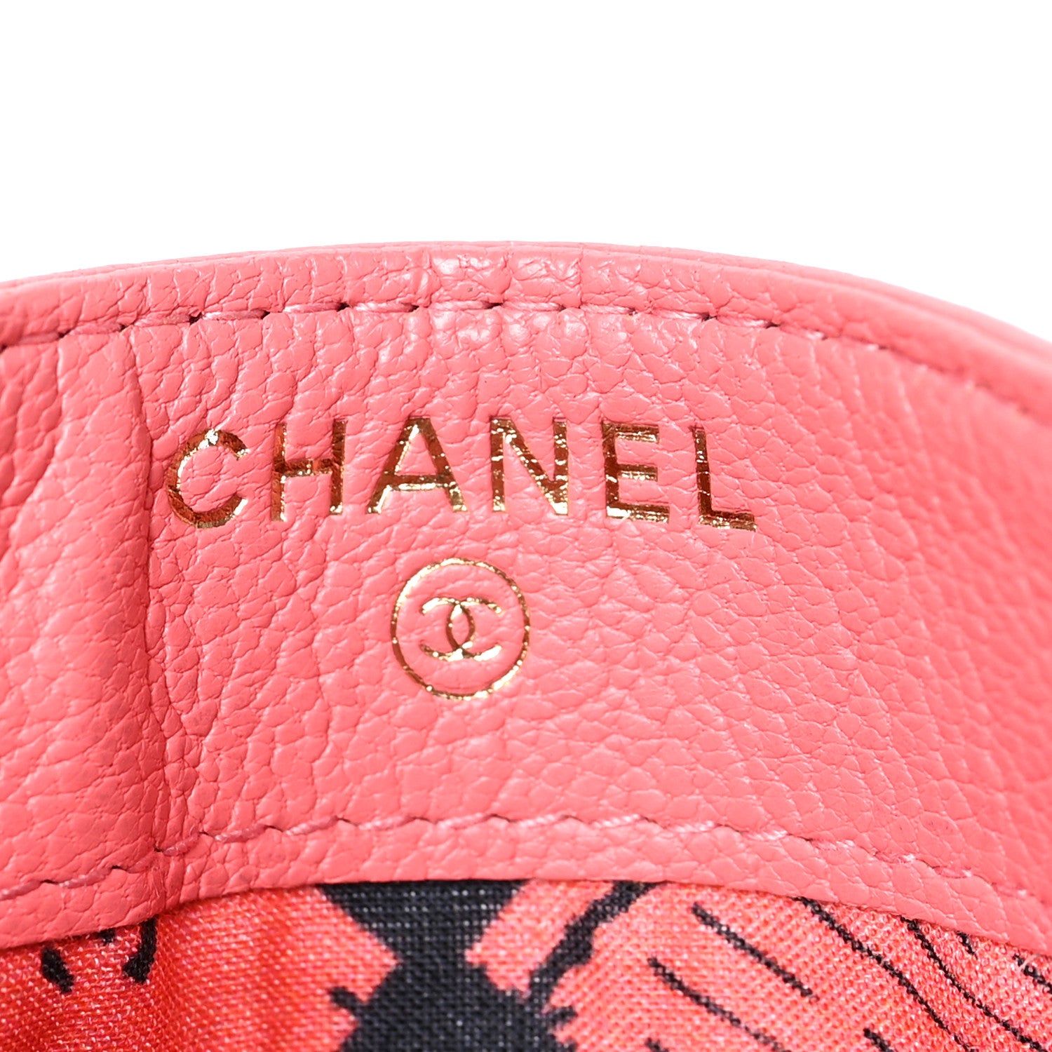Chanel Goatskin CC Camellia Card Holder Pink 7 of 7