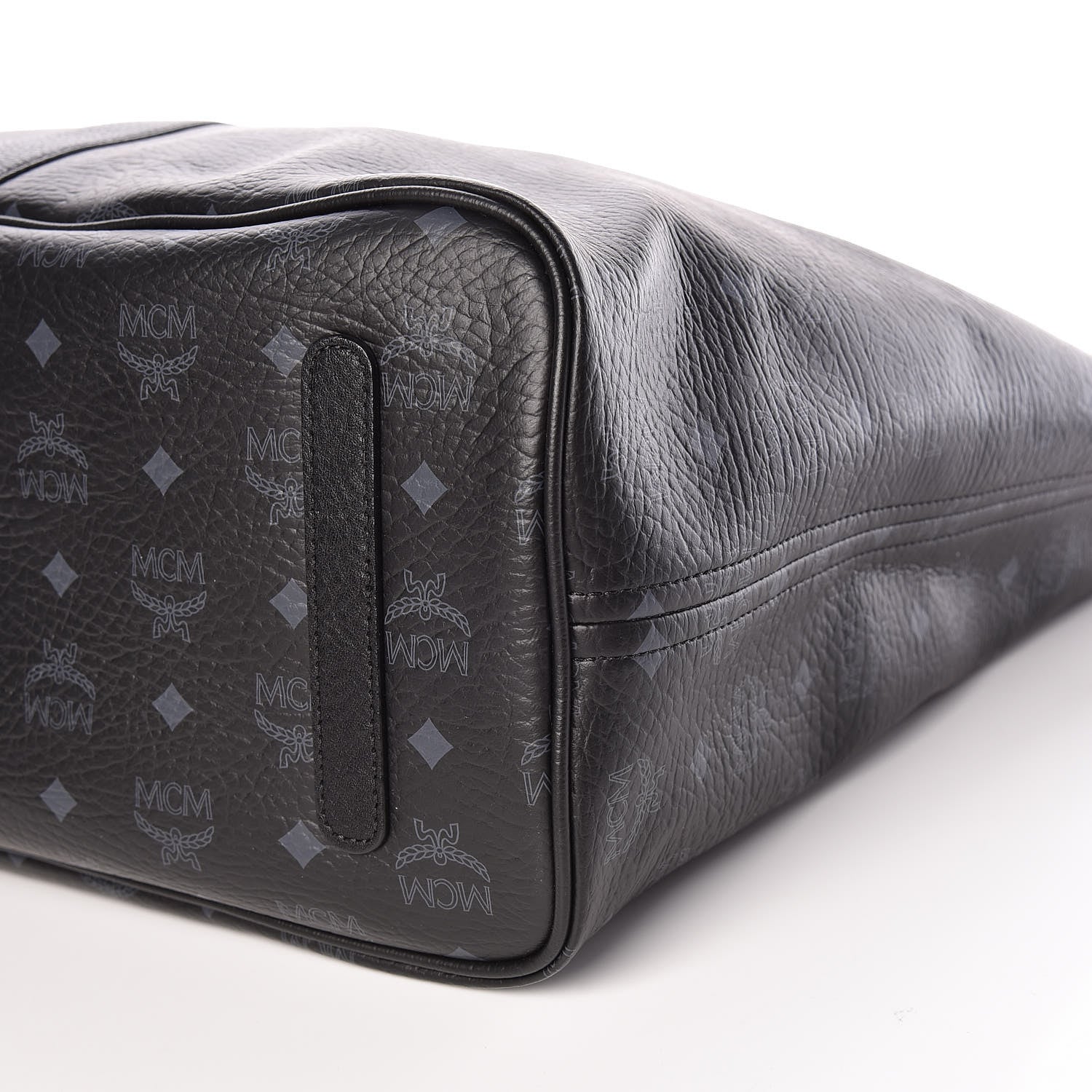 MCM Visetos Large Liz Reversible Shopper Tote Black 12 of 13
