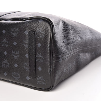 MCM Visetos Large Liz Reversible Shopper Tote Black 12 of 13
