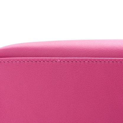 Hermes Swift Kelly Pochette Clutch Rose Pourpre 10 of 11
