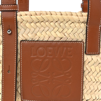 Loewe Raffia Small Basket Tote Bag Natural Tan 8 of 10