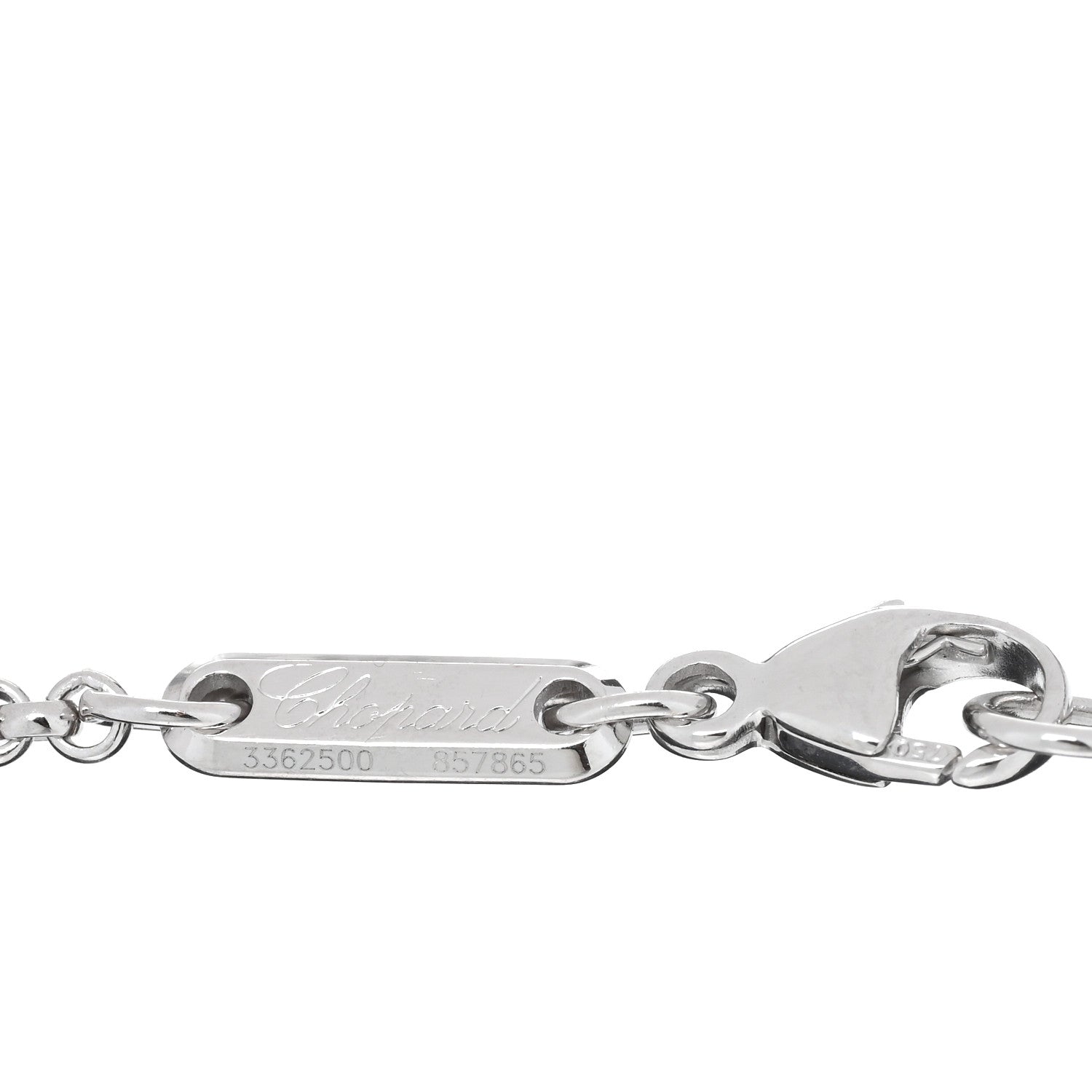Chopard 18K White Gold Diamond Good Luck Charms Rabbit Bracelet 3 of 3