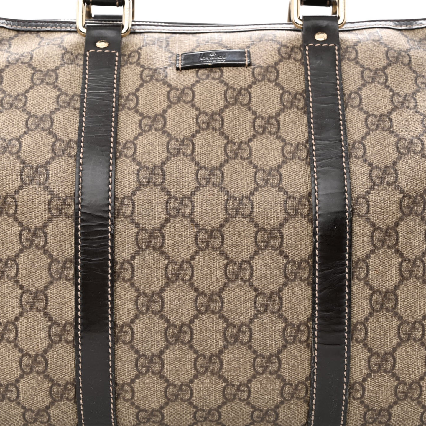 GG Plus Monogram Medium Joy Boston Dark Brown