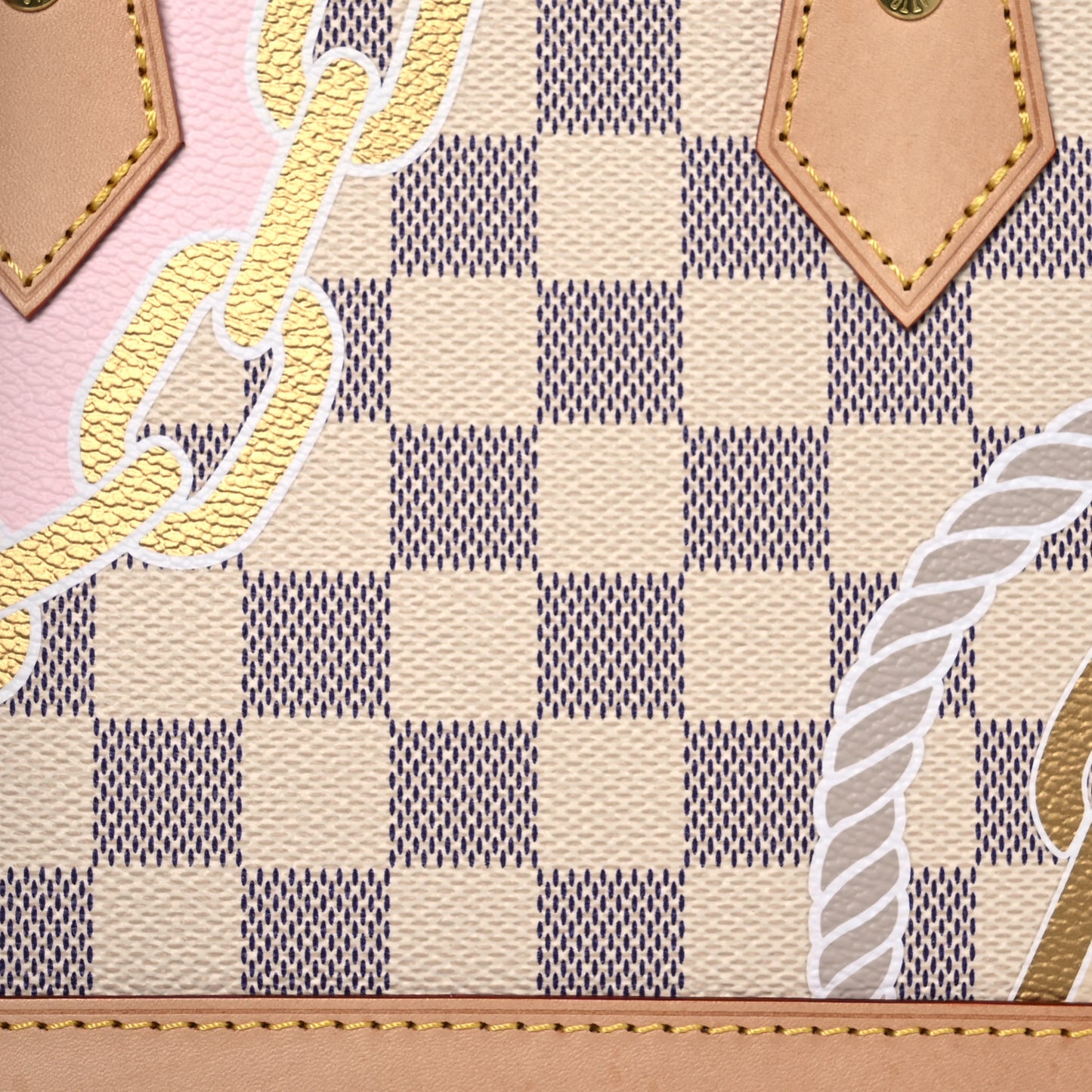 Damier Azur Nautical Alma BB