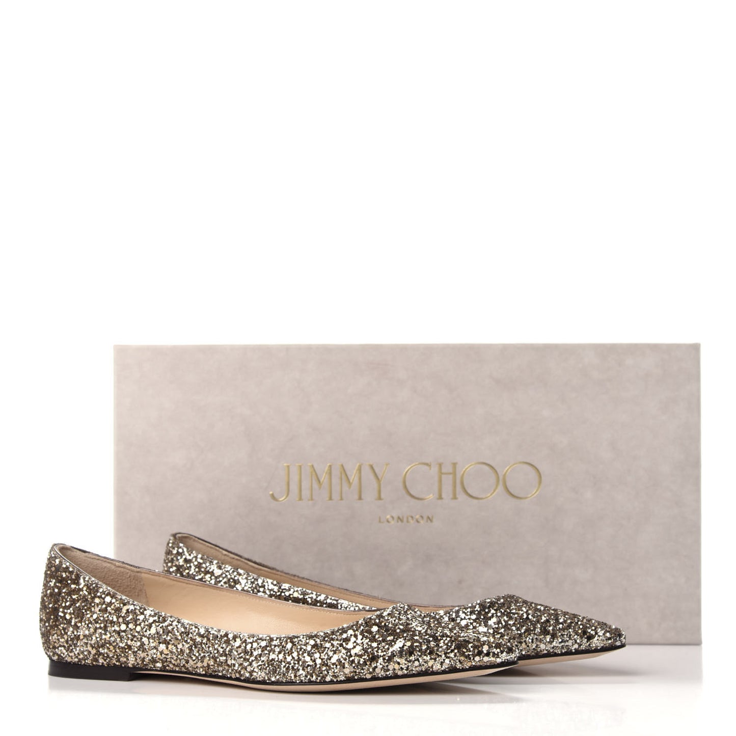 Glitter Alina Flats 35 Antique Gold