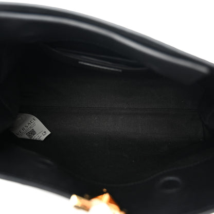 Versace Calfskin Small Virtus Hobo Black 5 of 9