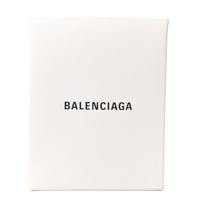 Balenciaga Squared Calfskin Logo Shopping Envelope Clutch White 1 of 8