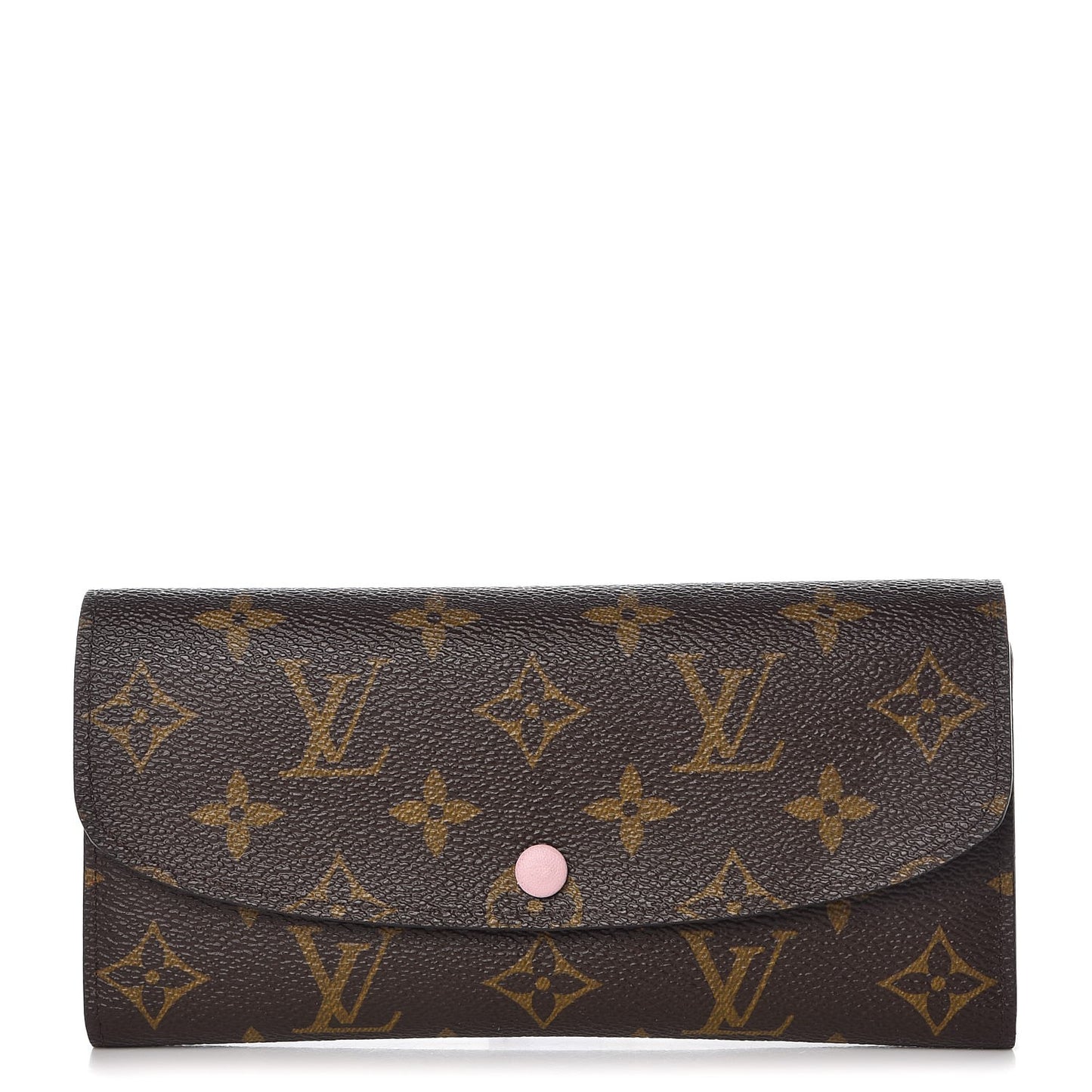 Monogram Emilie Wallet Rose Ballerine
