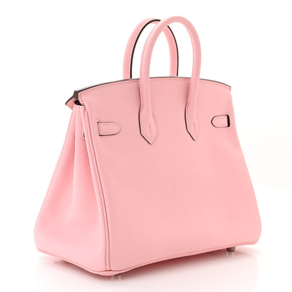 Hermes Swift Birkin 25 Rose Sakura 3 of 11
