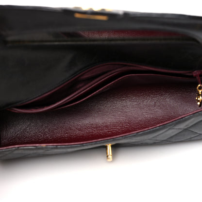 Chanel Lambskin Quilted CC Flap Shoulder Bag Black 4 of 8