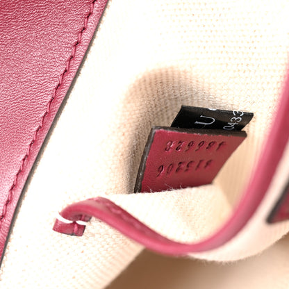 Gucci GG Supreme Monogram Horsebit 1955 Small Soft Top Handle Shoulder Bag Beige Dark Red 7 of 10