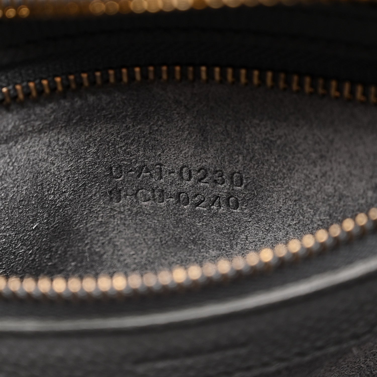 Celine Baby Drummed Calfskin Micro Luggage Kohl 6 of 9